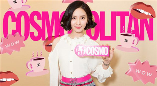 香奈儿中国彩妆形象大使刘诗诗现身香奈儿可可小姐限时咖啡店Coco Café