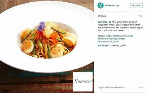 名厨 Jamie Oliver 旗下餐厅就参加了新加坡餐厅周