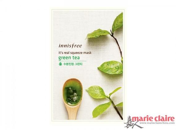 Innisfree真萃鲜润面膜绿茶 ￥40/6片