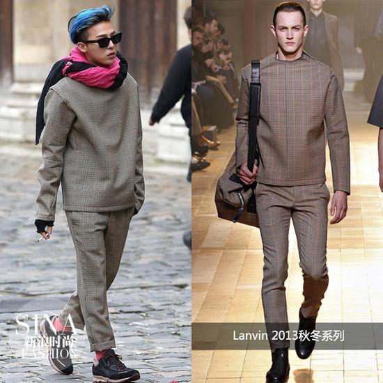 权志龙穿Lanvin
