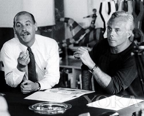 Giorgio Armani和Sergio Galeotti