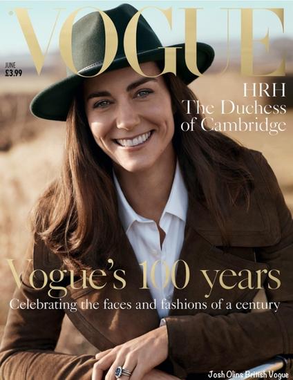 凯特王妃登上《VOGUE》百年封面