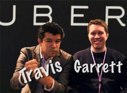 　Uber 两位创始人，卡兰尼克（左）和坎普（右）