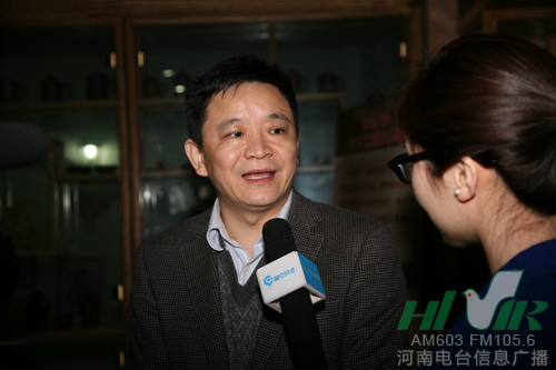 信息广播总监李金锋接受河南电视台9频道采访