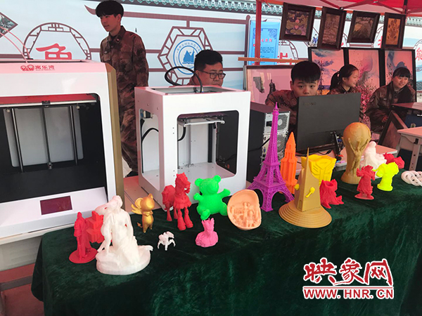 郑州市国防科技学校学生3D打印选修课成果