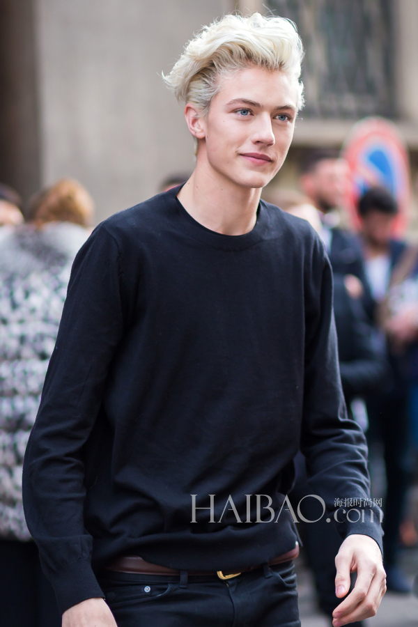 男模&乐队鼓手Lucky Blue Smith