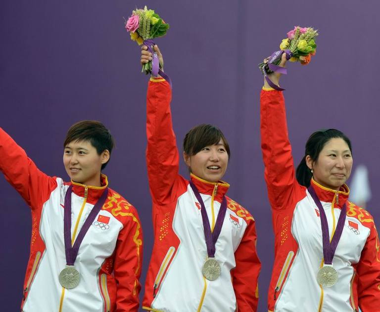 射箭女团决赛中国负韩国