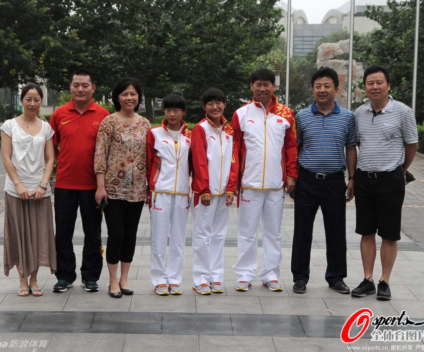 中国田径队部分队员出征奥运