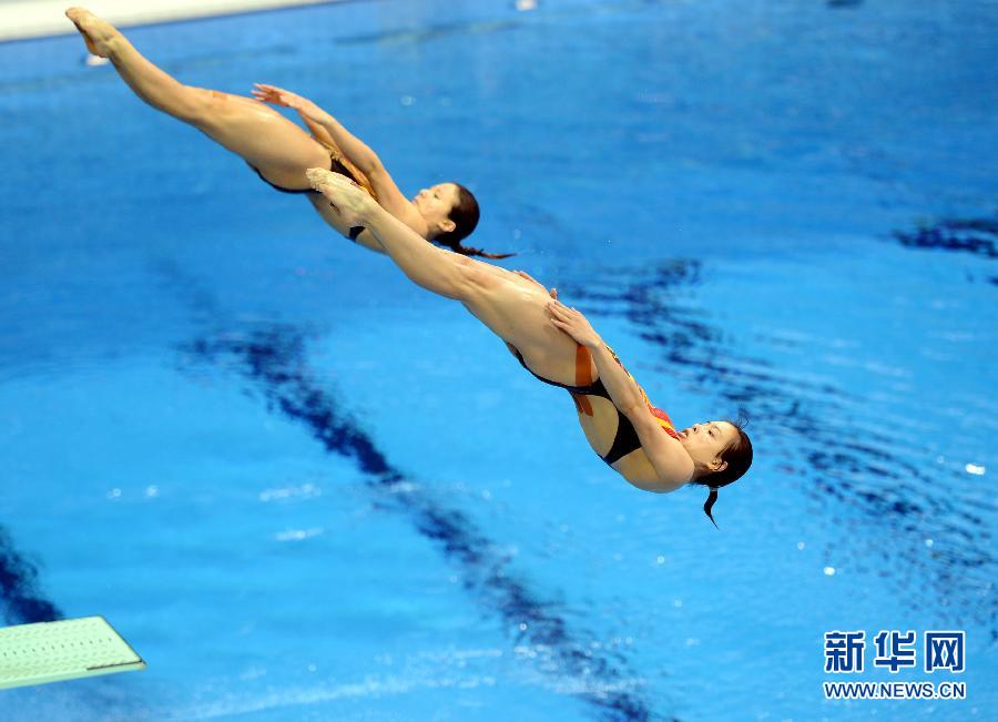 中国跳水队积极备战伦敦奥运
