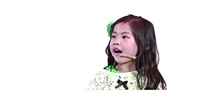 5岁“口红妹”在节目中和主持人辩论化妆好不好