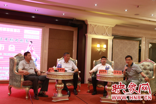 国际男排对抗赛-商丘站（中国国家队和哈萨克斯坦国家队）新闻发布会在郑州隆重举行