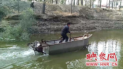 河南虞城农民发明“泼水式浆轮推进器”获国家专利