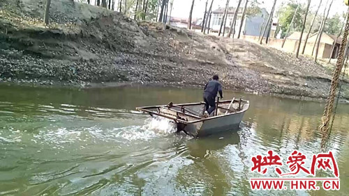 河南虞城农民发明“泼水式浆轮推进器”获国家专利