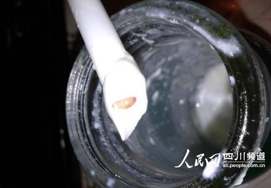 酸奶里喝出的虫卵(图片来自网络)