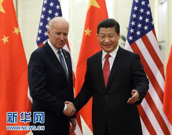 12月4日，国家主席习近平在北京人民大会堂同美国副总统拜登举行会谈。