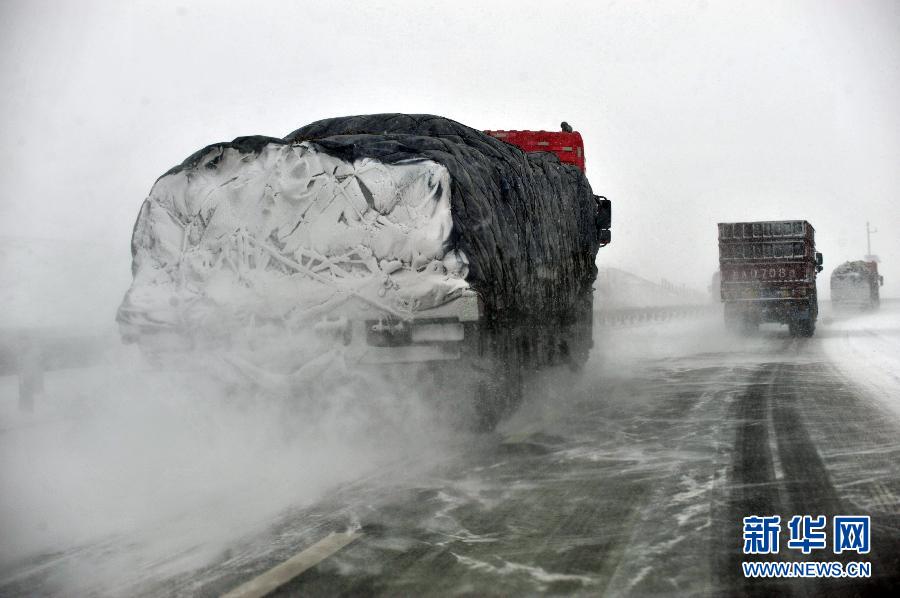 甘肃河西走廊降雪降温