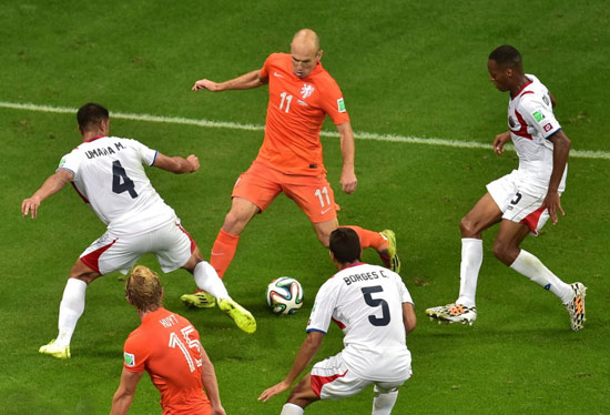 荷兰点球大战4-3淘汰哥斯达黎加