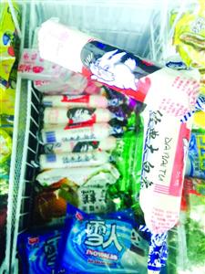 在北方市场有大白兔冰棍销售 /网友供图