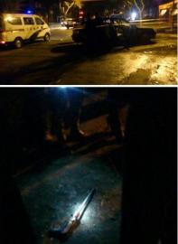 4男子持枪逼停一过路民用车