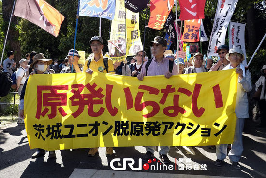 日本东京举行反核大游行(高清组图)