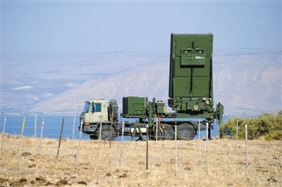 28日,以色列布置反导系统做好应对叙利亚军事袭击的准备。