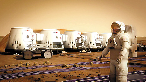 火星移民营区想象图