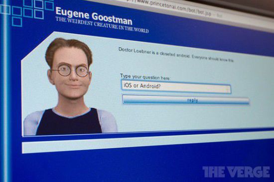 人工智能“尤金·古特曼”界面