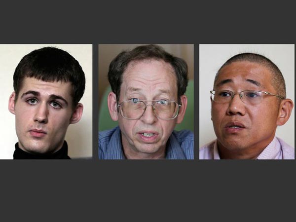 3名被朝鲜扣押的美国公民1日罕见亮相美国媒体,呼吁美国政府派特使赴朝帮他们摆脱当前困境。