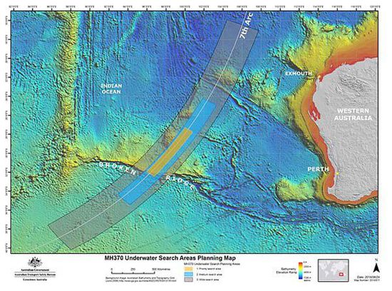 MH370调查员承认找错地方 优先搜寻区域再次南移