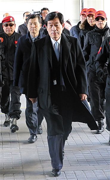 9日，韩国前国家情报院院长元世勋抵达首尔高等法院。