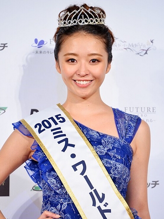 2015年世界小姐日本赛区冠军中川知香