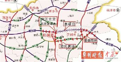 　今日起至9月底过往大车绕行郑民高速