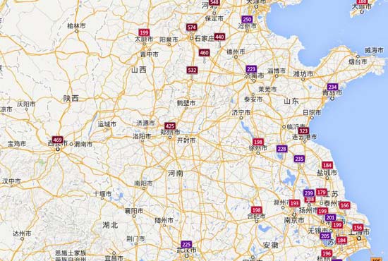 郑州12月23日实时空气质量指数为425