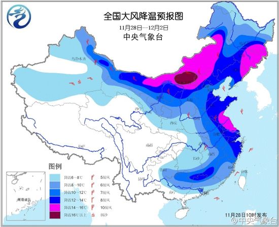 未来四天河南降温6至10℃