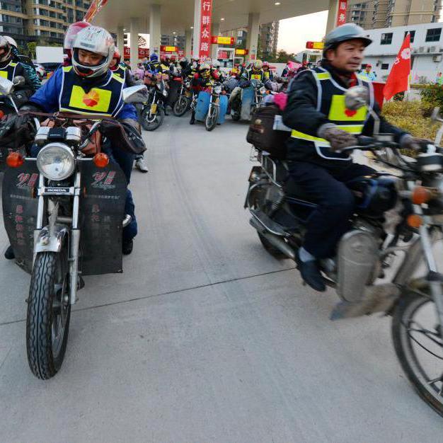 福州农民工铁骑返乡