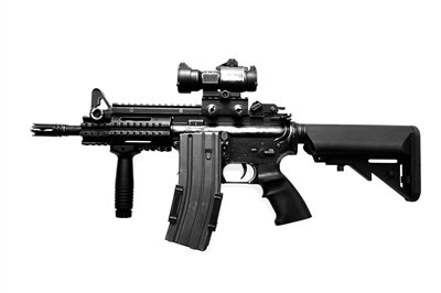 M16步枪，全枪长：986mm，空枪重：3.26公斤，战斗全重：4公斤，最大有效射程：800米