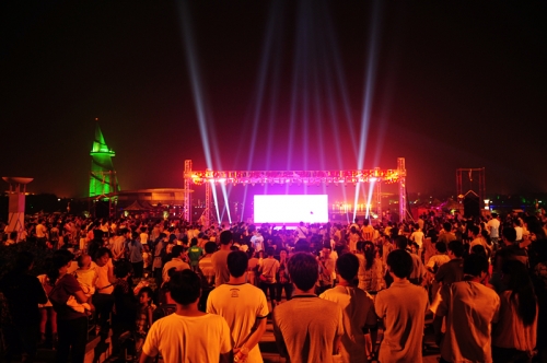 2014郑州绿博园第二届绿博之夜即将开幕