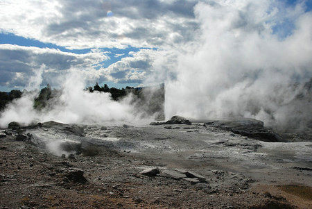 罗托鲁阿火山温泉