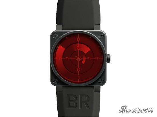 柏莱士AVIATION BR 01 RED RADAR腕表
