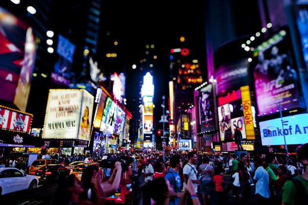 寻找纽约时代广场最好的地方小吃(图)