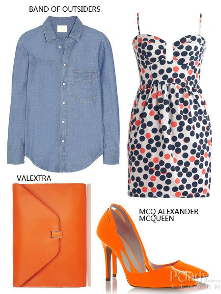 波点裙装搭配推荐