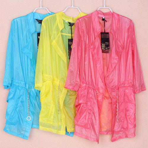 五颜六色防晒衣