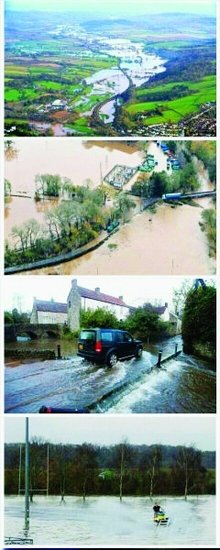 英国多个地区遭遇暴雨洪水侵袭，已导致数千人家停电