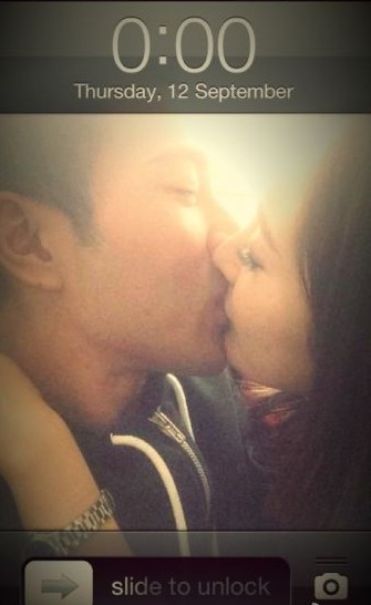 9月12日是杨幂27岁生日，男友刘恺威晒舌吻照秀恩爱。