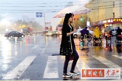郑州市昨夜到今天阴有小雨 10日全省晴天间多云
