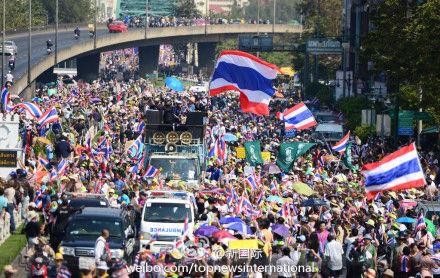 泰国反对派启动“封锁曼谷”活动