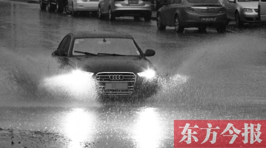 昨日郑州迎来一场大雨
