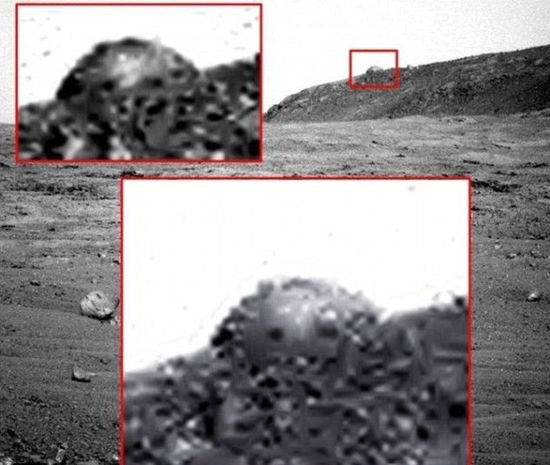 火星上惊现神秘“穹顶” UFO迷称是古文明标志(组图)