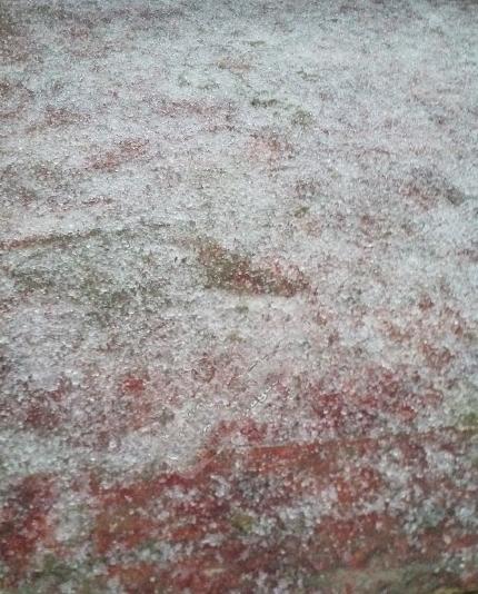 广州天降冰粒活久见 网友调侃可以做多少冰刨啊