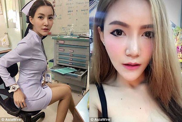 泰国护士衣着过于性感撩人 遭网民指责被迫辞职